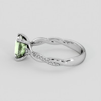 1.83 Ct. Green Sapphire Ring, Platinum 950 4