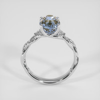 3.22 Ct. Bi Color Sapphire Ring, Platinum 950 3