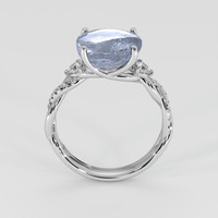 5.20 Ct. Grey Sapphire Ring, Platinum 950 3