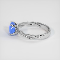 2.55 Ct. Blue Sapphire Ring, Platinum 950 4
