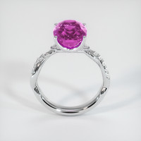 5.22 Ct. Purplish Pink Sapphire Ring, Platinum 950 3