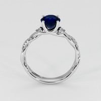 1.44 Ct. Blue Sapphire Ring, Platinum 950 3