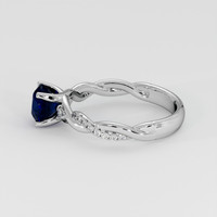 1.44 Ct. Blue Sapphire Ring, Platinum 950 4