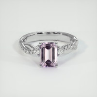 2.01 Ct. Pink Sapphire Ring, Platinum 950 1