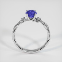 1.67 Ct. Purplish Blue Sapphire Ring, Platinum 950 3