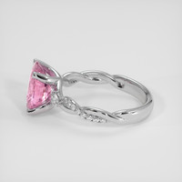 3.06 Ct. Pink Sapphire Ring, Platinum 950 4