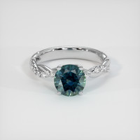 1.72 Ct. Sapphire Ring, Platinum 950 1