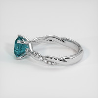 1.72 Ct. Sapphire Ring, Platinum 950 4
