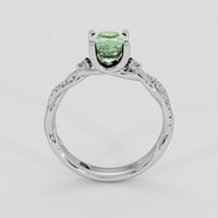 1.34 Ct. Green Sapphire Ring, Platinum 950 3