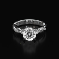 1.50 Ct. Sapphire Ring, Platinum 950 1