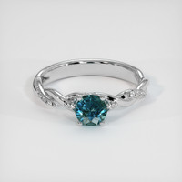 0.83 Ct. Sapphire Ring, Platinum 950 1