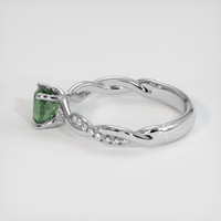 0.90 Ct. Green Sapphire Ring, Platinum 950 4