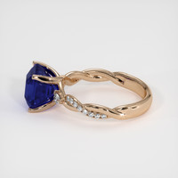 3.22 Ct. Sapphire Ring, 14K Rose Gold 4