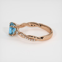 1.50 Ct. Gemstone Ring, 14K Rose Gold 4