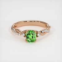 0.73 Ct. Gemstone Ring, 14K Rose Gold 1