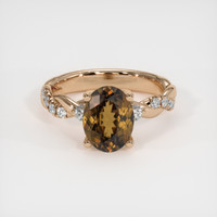 2.82 Ct. Gemstone Ring, 14K Rose Gold 1