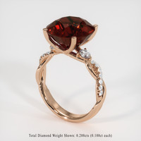 8.50 Ct. Gemstone Ring, 14K Rose Gold 2