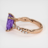 2.67 Ct. Gemstone Ring, 14K Rose Gold 4