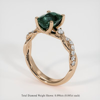 2.32 Ct. Gemstone Ring, 14K Rose Gold 2