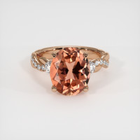 5.10 Ct. Gemstone Ring, 14K Rose Gold 1