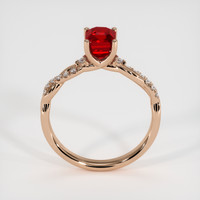 1.65 Ct. Ruby Ring, 14K Rose Gold 3