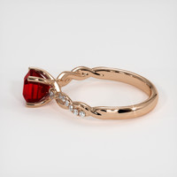 1.65 Ct. Ruby Ring, 14K Rose Gold 4