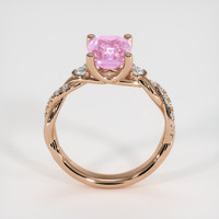 2.54 Ct. Sapphire Ring, 14K Rose Gold 3
