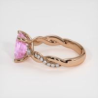 2.54 Ct. Sapphire Ring, 14K Rose Gold 4