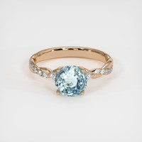 2.09 Ct. Sapphire Ring, 14K Rose Gold 1