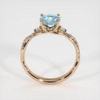2.09 Ct. Sapphire Ring, 14K Rose Gold 3