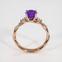 1.11 Ct. Sapphire Ring, 14K Rose Gold 3
