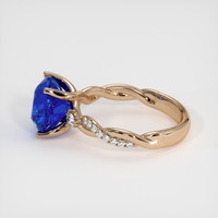 3.33 Ct. Sapphire Ring, 14K Rose Gold 4