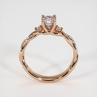 0.65 Ct. Bi Color Sapphire Ring, 14K Rose Gold 3