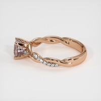 0.65 Ct. Bi Color Sapphire Ring, 14K Rose Gold 4