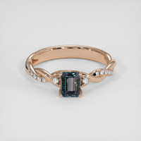 0.76 Ct. Alexandrite Ring, 18K Rose Gold 1