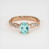 0.75 Ct. Gemstone Ring, 18K Rose Gold 1