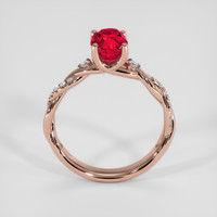 1.61 Ct. Ruby Ring, 18K Rose Gold 3