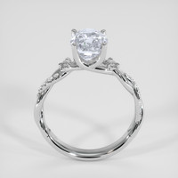 1.70 Ct. Blue Flash Moonstone Ring, Silver 3
