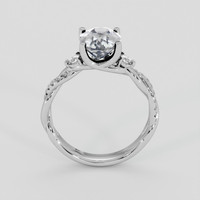 1.72 Ct. Blue Flash Moonstone Ring, Silver 3