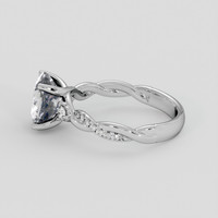 1.72 Ct. Blue Flash Moonstone Ring, Silver 4