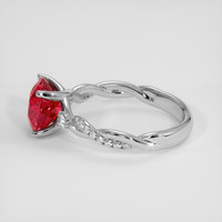 3.11 Ct. Ruby Ring, 10K White Gold 4
