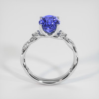 5.67 Ct. Bluish Purple Sapphire Ring, 10K White Gold 3