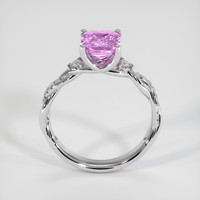 3.13 Ct. Pinkish Purple Sapphire Ring, 10K White Gold 3