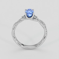 1.83 Ct. Blue Sapphire Ring, 10K White Gold 3