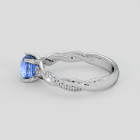 1.83 Ct. Blue Sapphire Ring, 10K White Gold 4