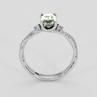 1.83 Ct. Green Sapphire Ring, 10K White Gold 3