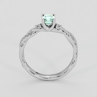 1.05 Ct. Bi Color / Parti Sapphire Ring, 10K White Gold 3