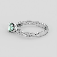 1.05 Ct. Bi Color / Parti Sapphire Ring, 10K White Gold 4