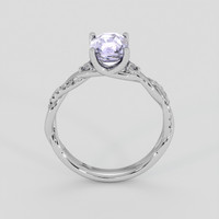 2.18 Ct. Purple Sapphire Ring, 10K White Gold 3
