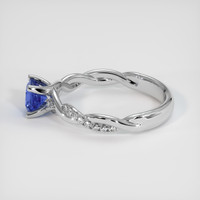 1.40 Ct. Blue Sapphire Ring, 10K White Gold 4